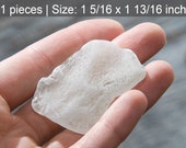 Große Lagerfeuer Meer Glas weiß geschmolzen Meer Glas echte unbehandelte Meer Glas reines Lagerfeuer Seeglas Feuer Seeglas SammlerStück Seeglas Andenken