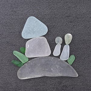 Kit de arte con guijarros para hacer tú mismo de Home & Love. Decoración costera hecha a mano. Suministros para proyectos de arte, actividades creativas y manualidades playeras