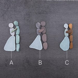 Kit DIY artistique sur le thème du couple Love pour la création de photos, les projets d'artisanat de plage. Cadeau de mariage romantique personnalisé fait main