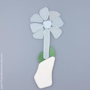 Kit de bricolage pot de fleur en verre de mer pour la fabrication de cartes. Fournitures pour photos florales botaniques faites à la main pour le jardin.