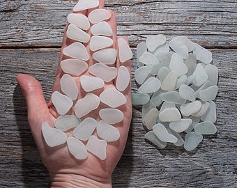 Long shaped pastel sea glass bulk 75pcs. Wedding perfect quality beach glass. Sea glass art craft. Sea glass filler. Beach party decor