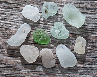 Melted sea glass 10pcs, Rare untreated sea glass, Naturally Bonfire sea glass, Collectible seaglass, Fire seaglass, Jewelry supply