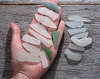 Long sea glass and stones 18pcs, Real sea glass art pics, Beach glass crafting, Sea glass pendant, Sea glass frame art, Sea glass seascapes