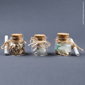 Flesje met boodschap, gepersonaliseerd cadeau, feestbedankjes, liefdeskaart, strandhuwelijkscadeaus, bedankje