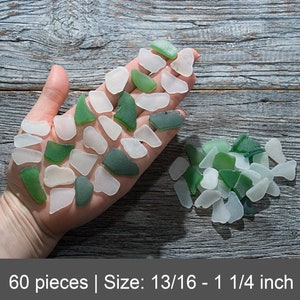 Long sea glass 60pcs, Oblong elongated pieces, Beach glass art, Beach finds, Sea glass pendants, Beach decor image 1