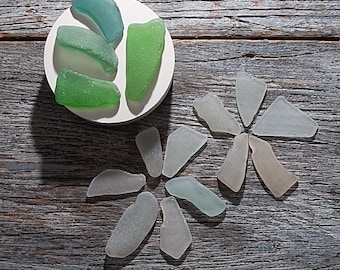 Long beach glass 15pcs, Real sea glass, Earrings supply, Beach glass crafting, Sea Glass pendant, Sea glass frame art, Sea glass seascape