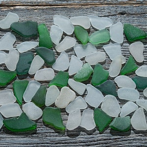 Long sea glass 60pcs, Oblong elongated pieces, Beach glass art, Beach finds, Sea glass pendants, Beach decor image 8