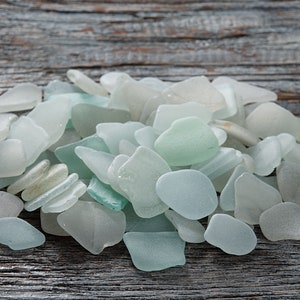 Wedding beach glass 85pcs, Large to medium sea glass, Untreated sea glass craft, Jewelry supplies, Sea glass windchime, Art glass image 6