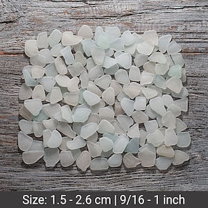 Medium and Small Pieces of Beach Glass set 145pcs, Naturally Occurring Sea Glass, Ocean Glass, Tumbled Real seaglass for craft