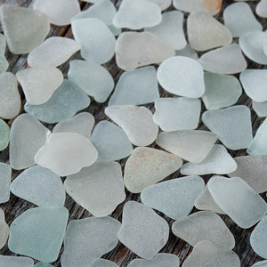 Wedding beach glass 85pcs, Large to medium sea glass, Untreated sea glass craft, Jewelry supplies, Sea glass windchime, Art glass image 7