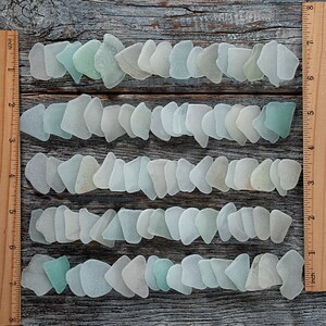 Wedding beach glass 85pcs, Large to medium sea glass, Untreated sea glass craft, Jewelry supplies, Sea glass windchime, Art glass image 4