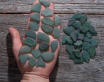 Turquoise sea glass bulk 45pcs, Medium to small, Real teal beach glass, Sea glass crafting, Beach finds, Sea glass art pics Sea glass mobile