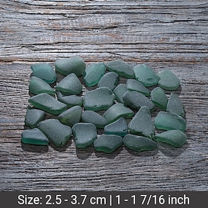 30 Stk., grünliches Türkis, waldgrünes Seeglas Mittel bis kleine Strandfunde. Echtes Strandglas zum Basteln, Seeglasmobile, Strandglas, Strandglas.