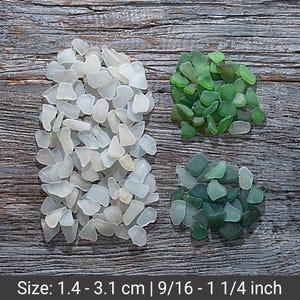 7oz set of sea glass 170pcs. Colored sea glass mix for Coastal decor, Jewelry making, Beach crafting, Art project, picture making