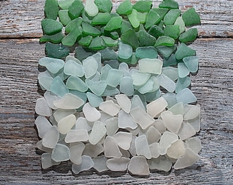 Colored sea glass mix bulk 150pcs. MEDIUM to small beach glass decor. Jewelry and craft supplies. Beach party supplies. Table decor glass