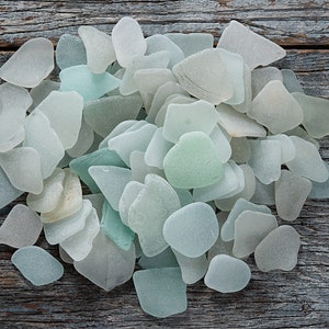 Wedding beach glass 85pcs, Large to medium sea glass, Untreated sea glass craft, Jewelry supplies, Sea glass windchime, Art glass image 5