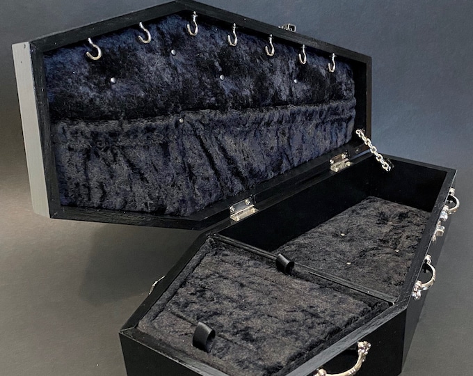 Vampire Coffin Jewelry Box Gothic Coffin Jewelry Box Ring Etsy