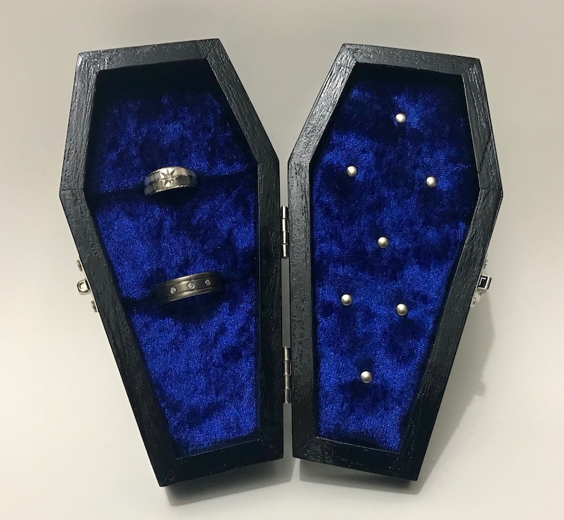 Coffin Ring Box Coffin Engagement Ring Box Gothic Wedding Etsy
