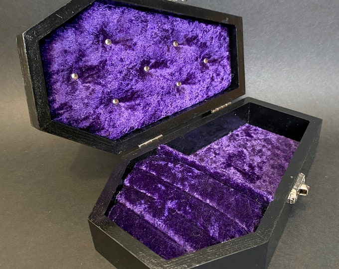 Coffin Ring Box Small Coffin Jewelry Box Coffin Box Gothic Etsy
