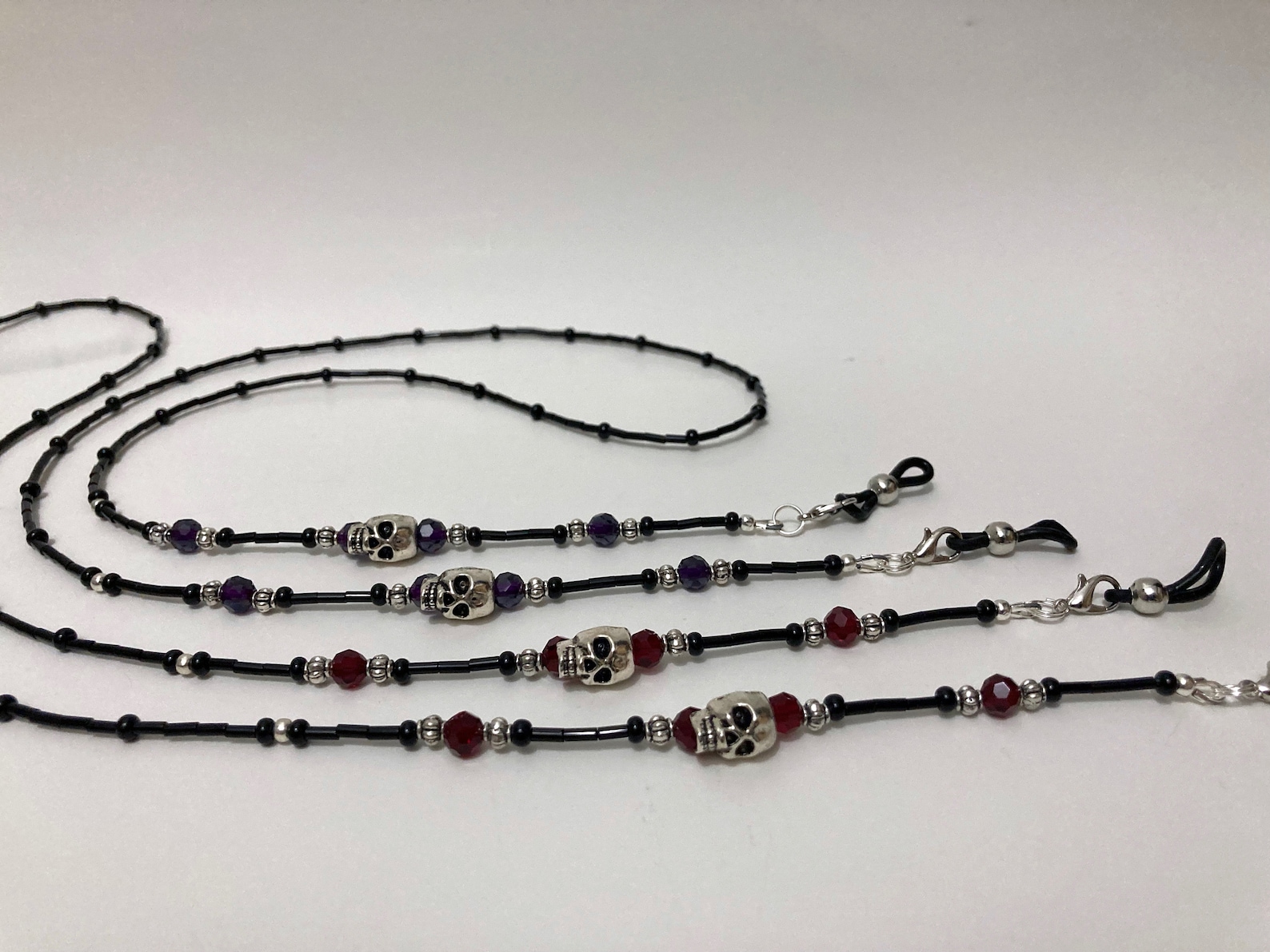 Gothic Skull Eyeglass Chain Skull Mask Chain Lobster Claw Etsy