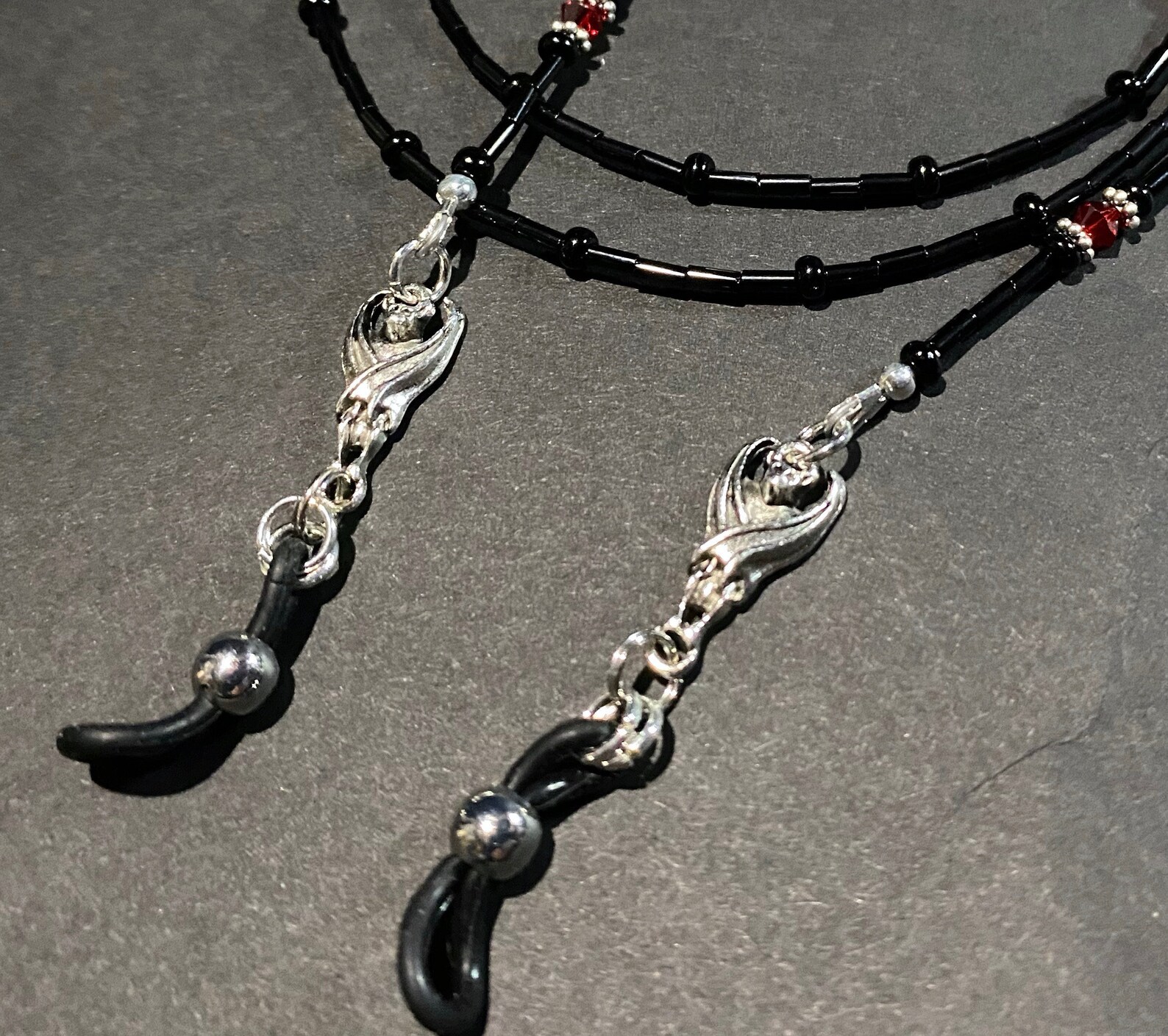 Gothic Vampire Eyeglass Chain Vampire Bat Eyeglass Holder Etsy
