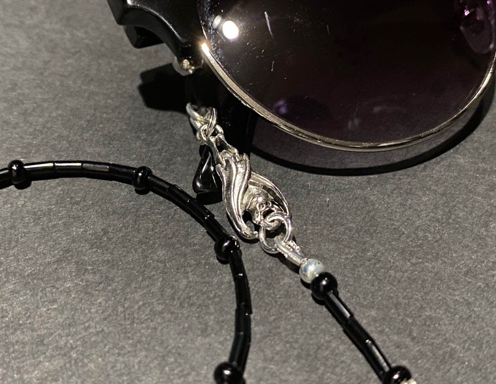 Gothic Vampire Eyeglass Chain Vampire Bat Eyeglass Holder Etsy