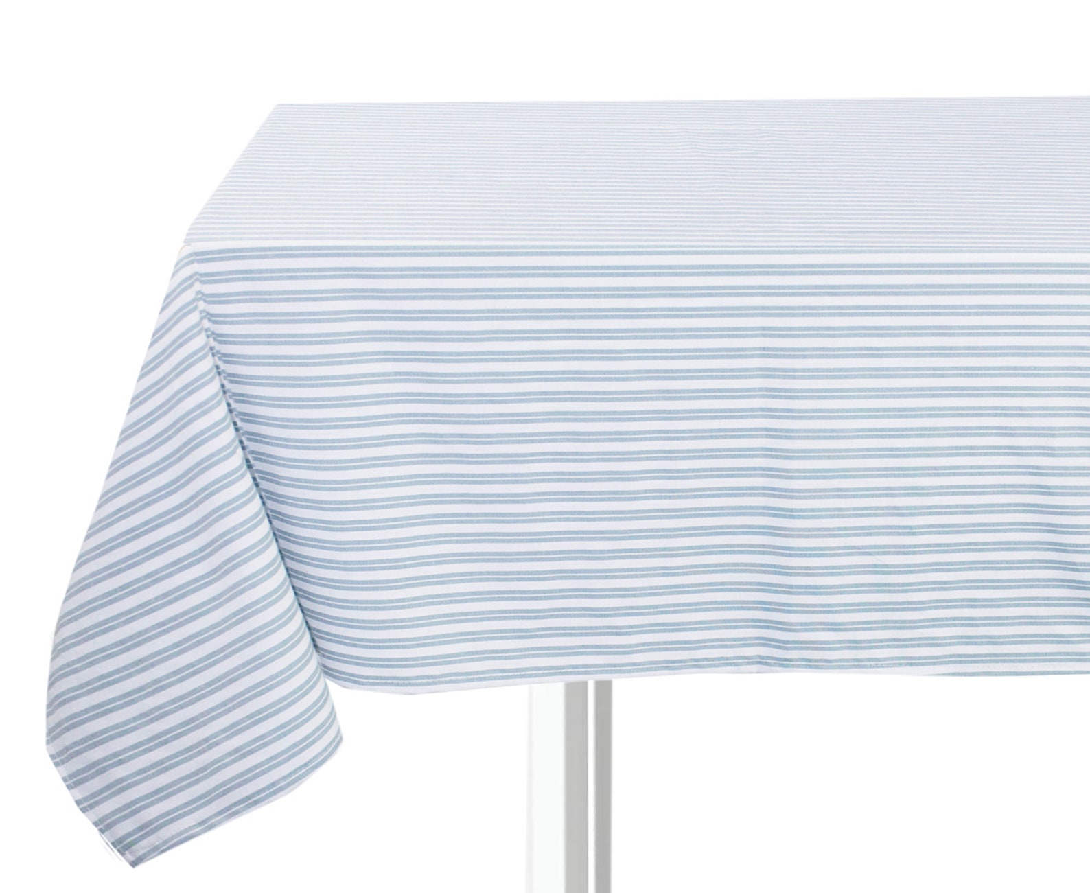 Classic Striped Print Table Linen Light Blue Table Linens Etsy