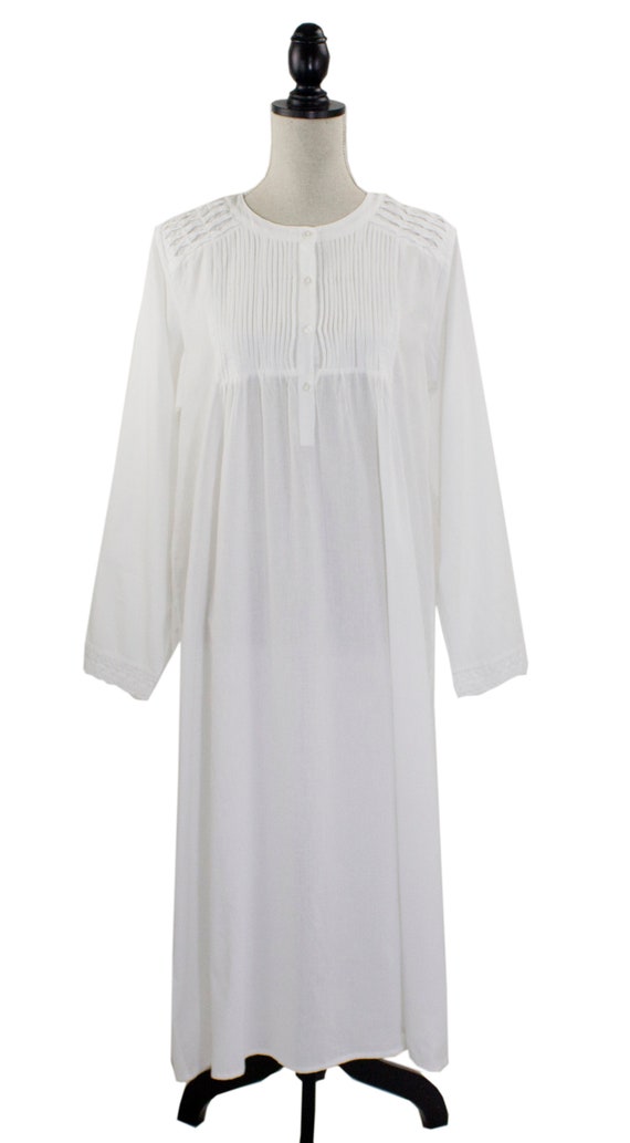 victorian style white cotton nightdresses