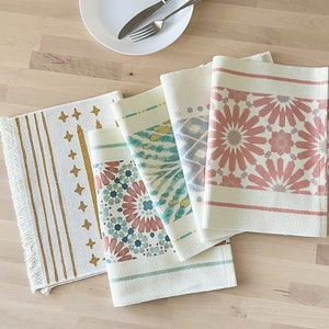 Stylish Braided Cotton Placemat Set of 4 - Table Mats for Home, Dining Table, Banquet, Family Gathering - 6 Designs