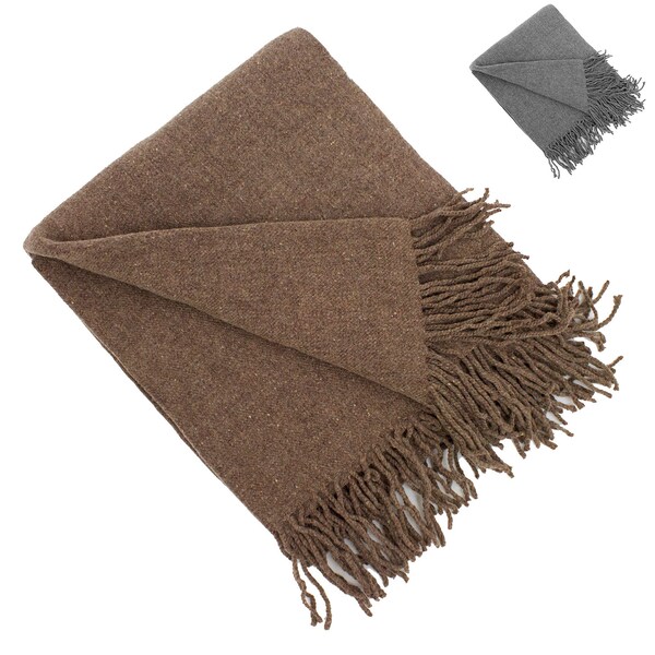 Wool Blend Blanket Etsy