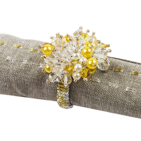 Pearl Napkin Rings Etsy