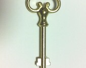Desk Lock Key For Roll Top Desks In A Brass Plated Finish. KY-8