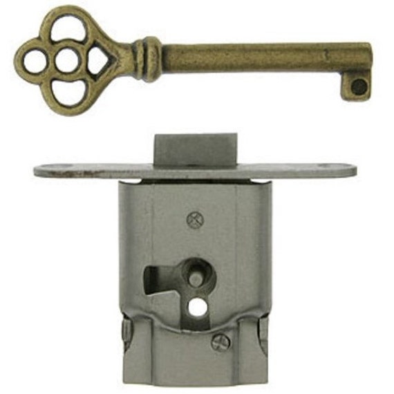 Full Mortise Cabinet And Door Lock With Skeleton Key S 15s Etsy