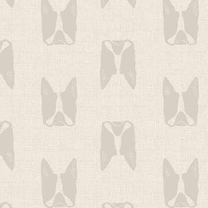 Bulldog Fabric Cotton Dog Fabric Gray dog fabric / French Bulldog fabric / frenchie sewing fabric / dog fabric andover fabrics