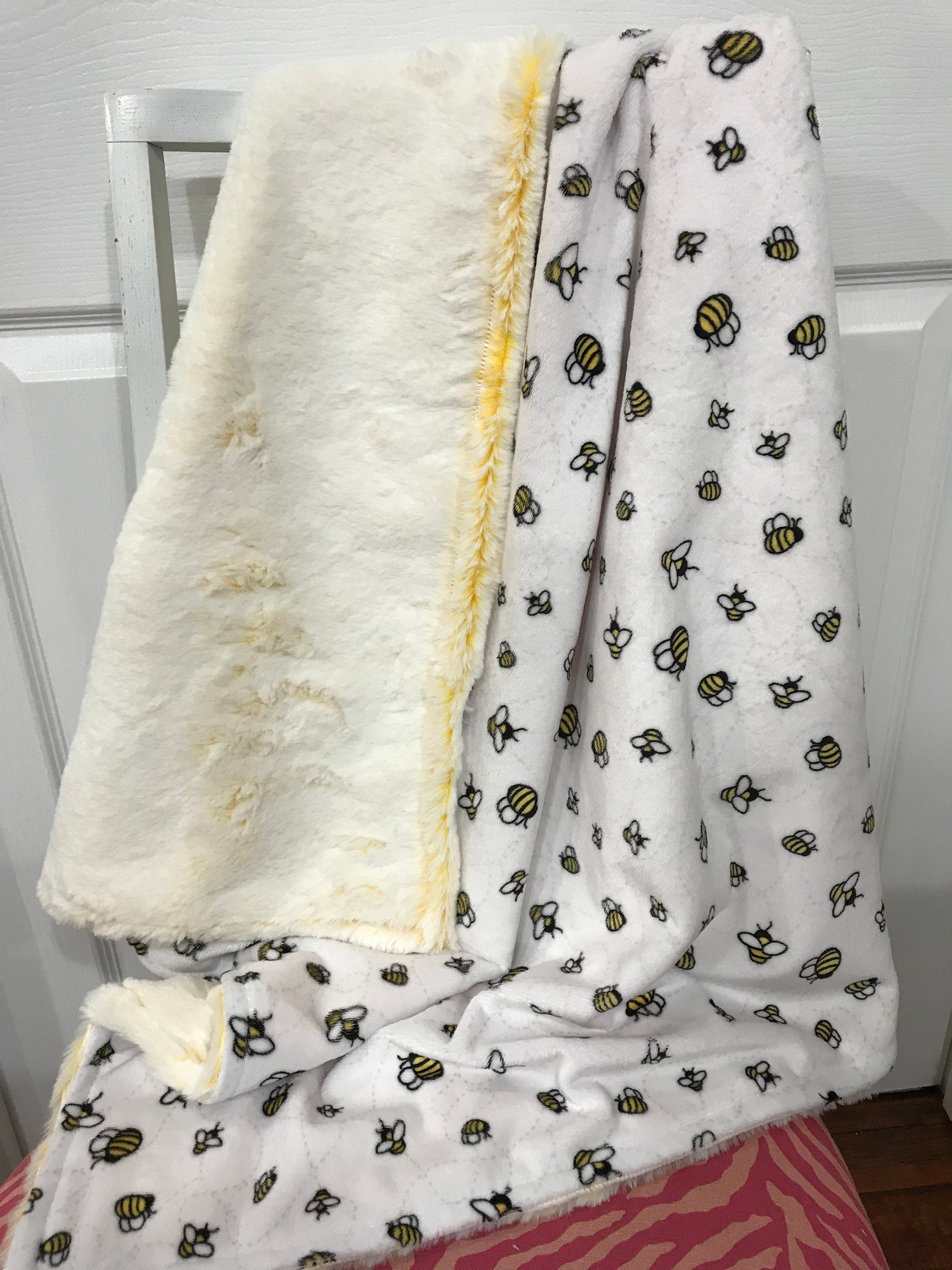 Baby Blanket Baby Minky Blanket Baby Shag Fur Blanket Minky Etsy