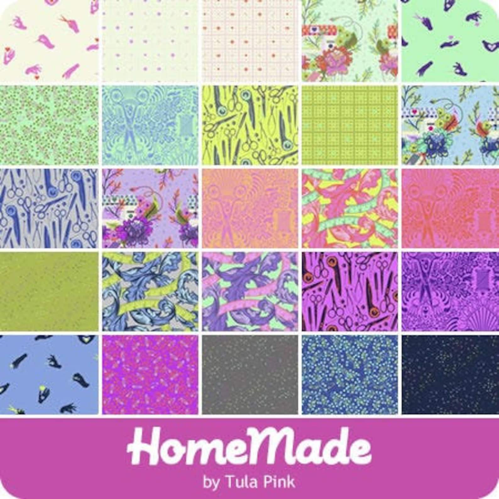 Tula Pink Homemade Fabric Tula Pink Homemade Fabric Getting Etsy