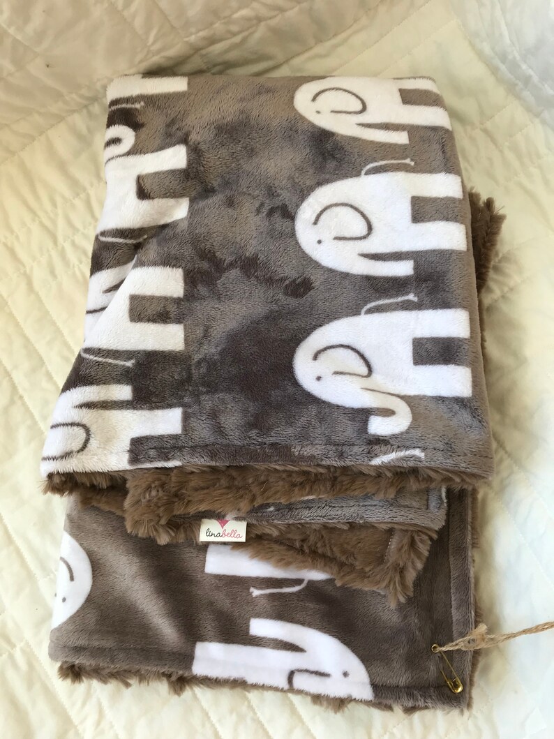 Elephant Minky Fabric by the Yard From Shannon Fabrics Etsy