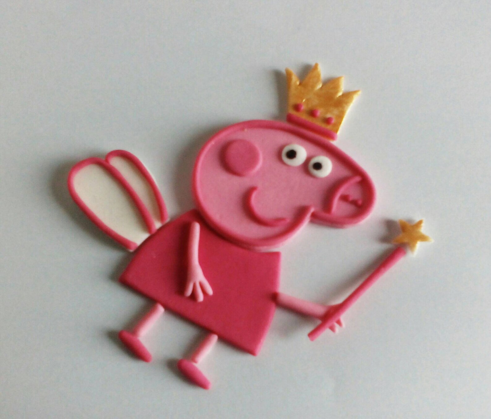 Peppa Pig Fairy Princess Cutout Fondant Cake Topper - Etsy