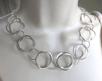 Ringkette bündig in Silber 925/1000