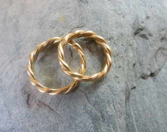 wedding ring "Corde"