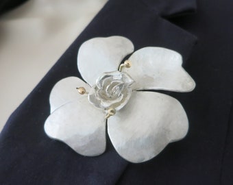 HIBISCUS brooch