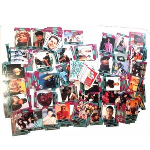 YO! MTV Raps ProSet MusiCards 1991 Nicht sortiertes Lot von 200 Karten