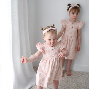 ROSALIE flutter short sleeve dress