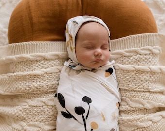 GOLDEN GUM bamboo JERSEY swaddle wrap
