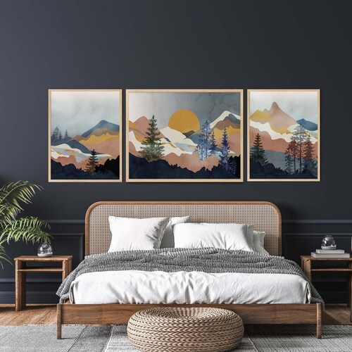 Designer Wall Art 3 Piece Wall Art Wall Art Prints Set Etsy