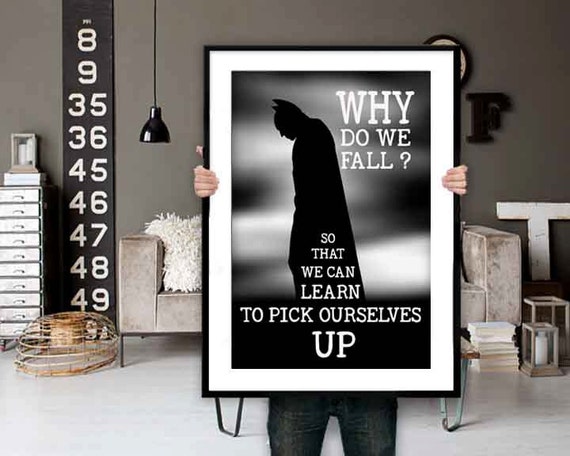 Batman Zitate Batman Batman Inspirierend Zitat Moderne Kunst Drucken Digitale Wand Druck Druckbare Batman Jungen Zimmer Dekor