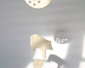Wooden mobile custom - bear
