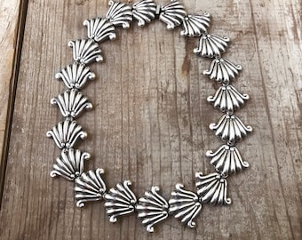 Mexican Deco Silver Necklace