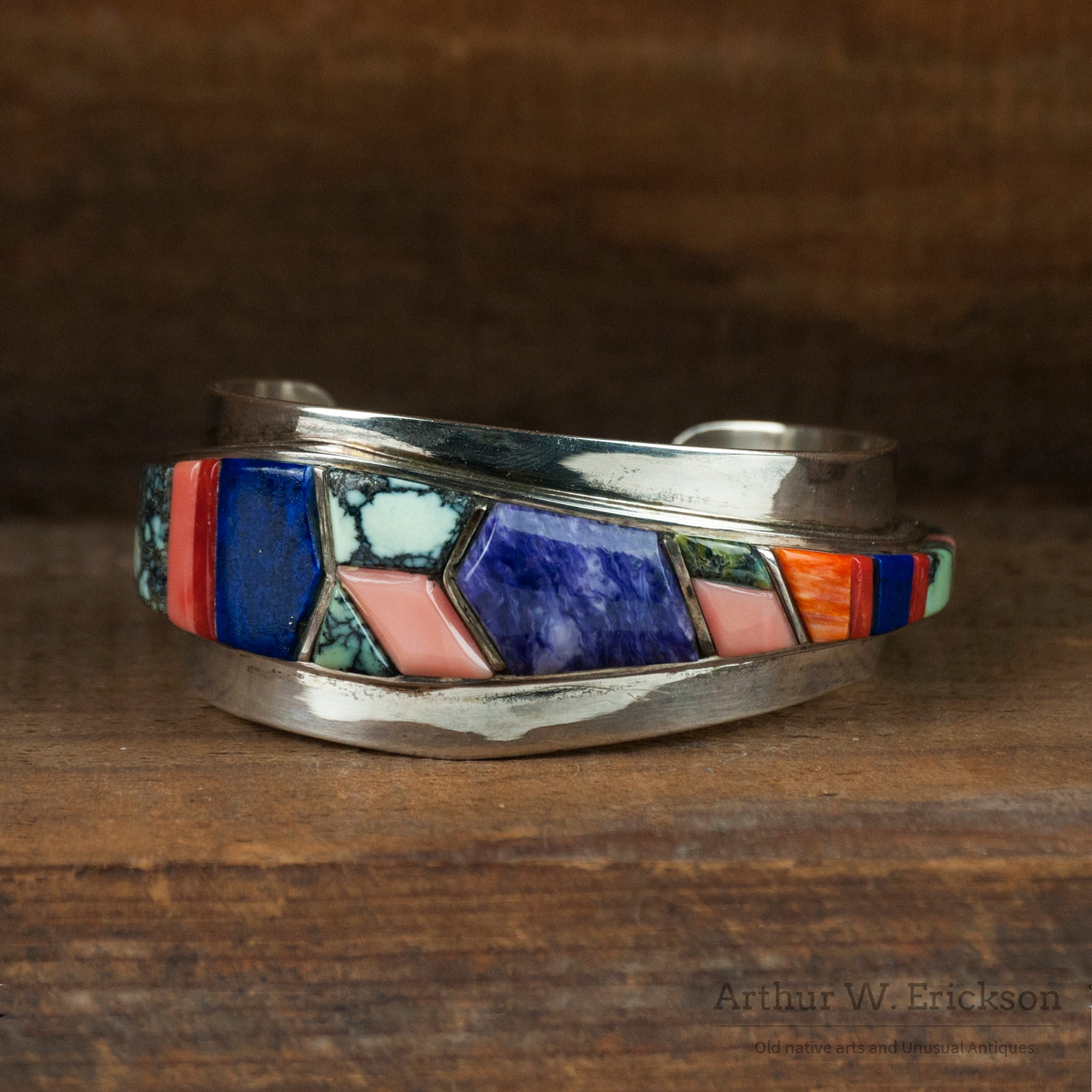 Hopi Phillip Sekaquaptewa Stone Mosaic and Silver Cuff - Etsy Canada Hopi Phillip Sekaquaptewa Stone Mosaic and Silver Cuff - Etsy Canada