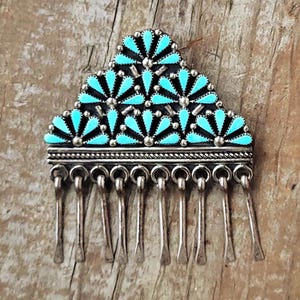 Zuni Petit Point Regnmoln Pin/Hänge